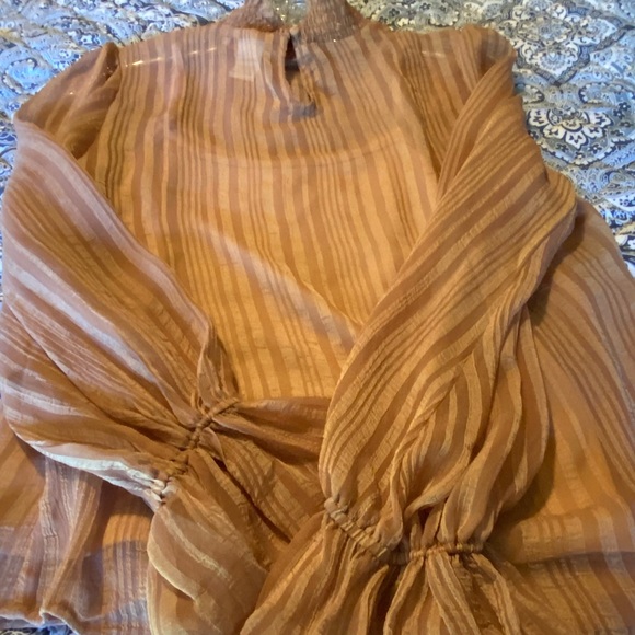 Pinky Mauve blouse with cami lightly attached - Picture 2 of 9